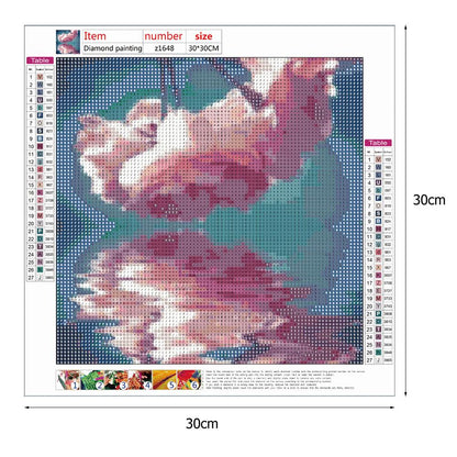 Flower - Full Round Drill Diamond Painting 30*30CM