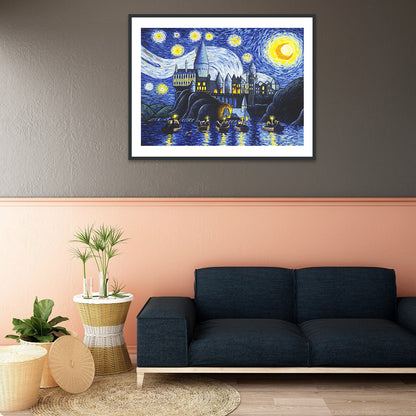 Starry Night - Full Round Drill Diamond Painting 30*40CM