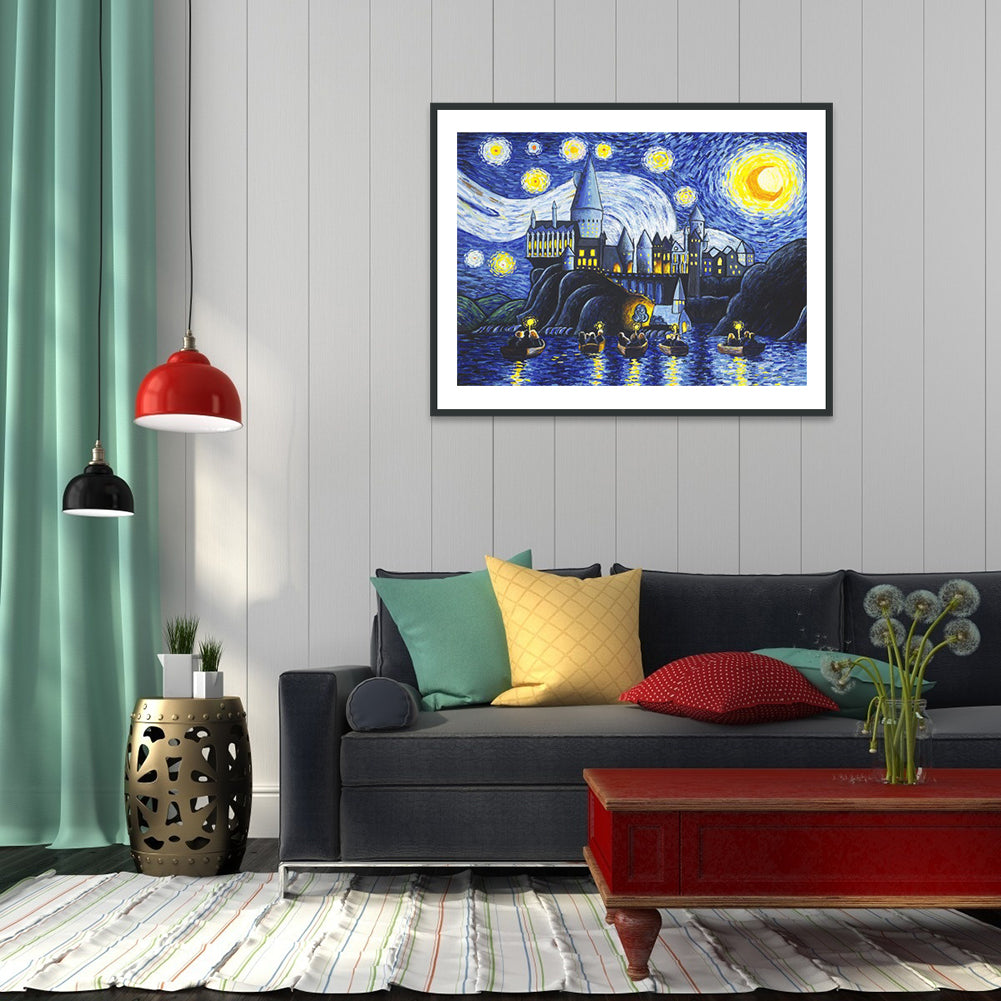 Starry Night - Full Round Drill Diamond Painting 30*40CM