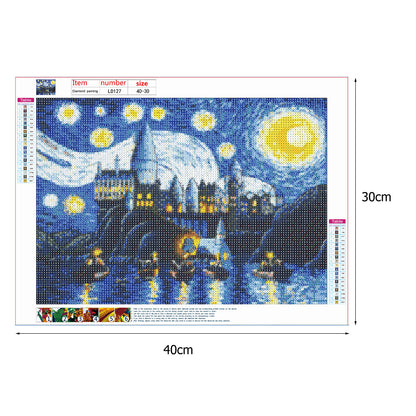 Starry Night - Full Round Drill Diamond Painting 30*40CM