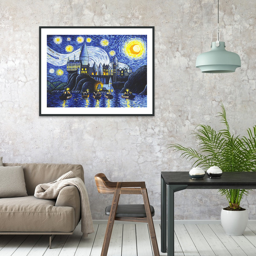 Starry Night - Full Round Drill Diamond Painting 30*40CM