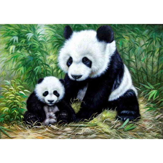 Panda - Full Round Drill Diamond Painting 30*40CM