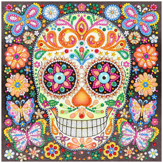 Skull - Special Shaped Drill Diamond Painting 30*30CM