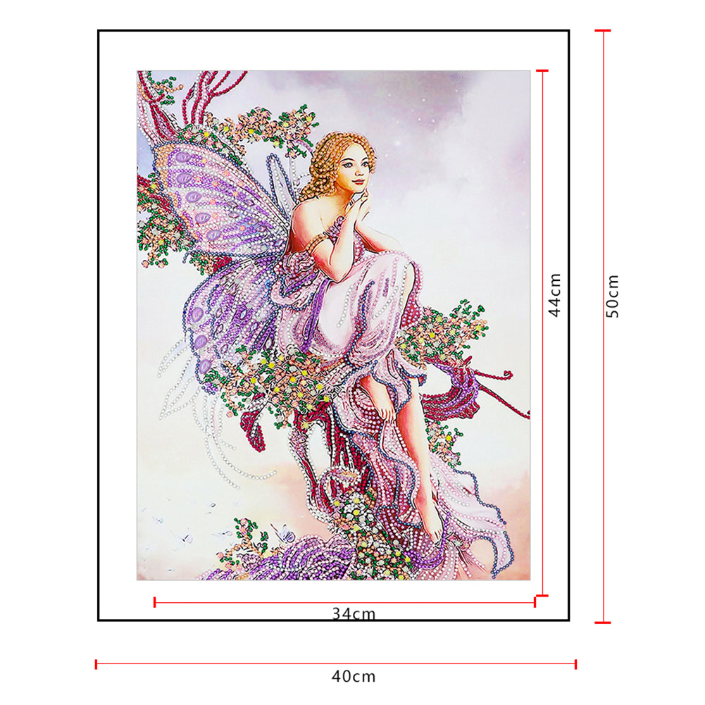 Girl - Special Shaped Drill Diamond Painting 50*40CM