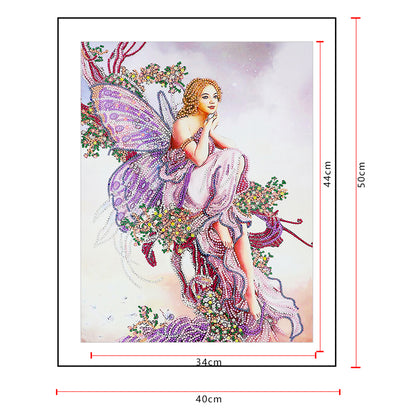 Girl - Special Shaped Drill Diamond Painting 50*40CM