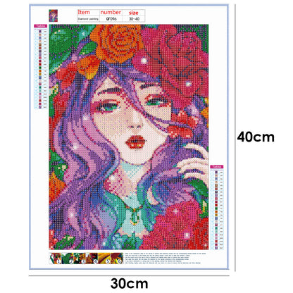 Beauty - Full Round Drill Diamond Painting 30*40CM