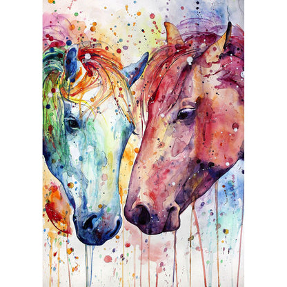 Horse - Full Round Drill Diamond Painting 30*40CM