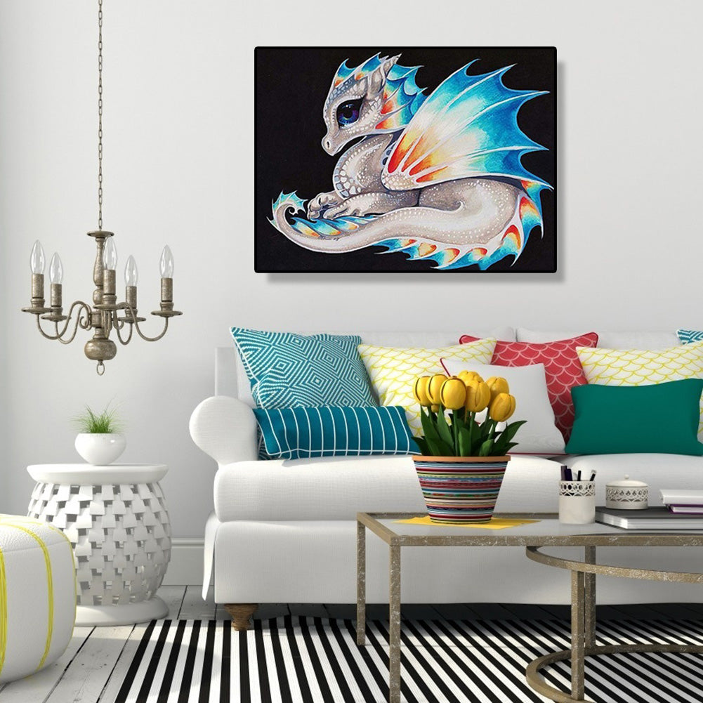 Dragon - Full Round Drill Diamond Painting 30*40CM