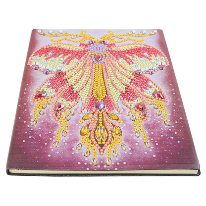 DIY Special Shaped Diamond Painting Butterfly 50 Pages A5 Drawing Notebook