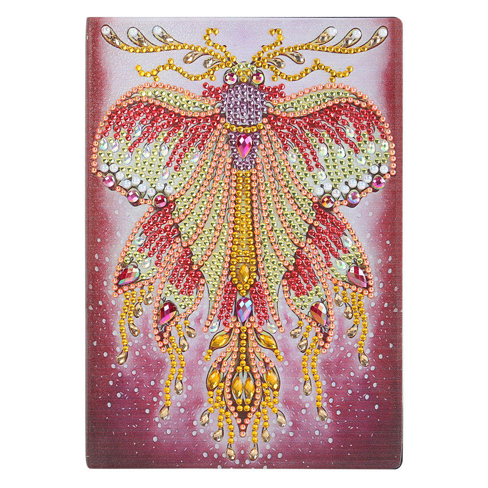 DIY Special Shaped Diamond Painting Butterfly 50 Pages A5 Drawing Notebook