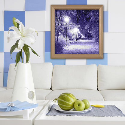 Snowing - Full Round Drill Diamond Painting 30*30CM