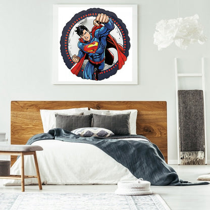 Superman - Full Round Drill Diamond Painting 30*30CM