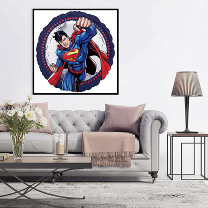 Superman - Full Round Drill Diamond Painting 30*30CM