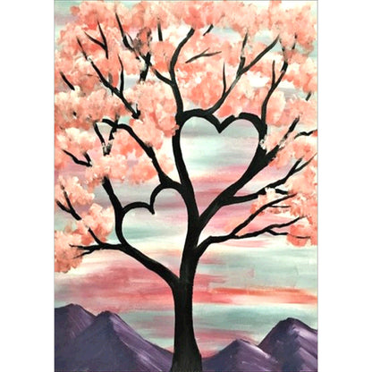 Love Tree - Full Round Drill Diamond Painting 40*30CM