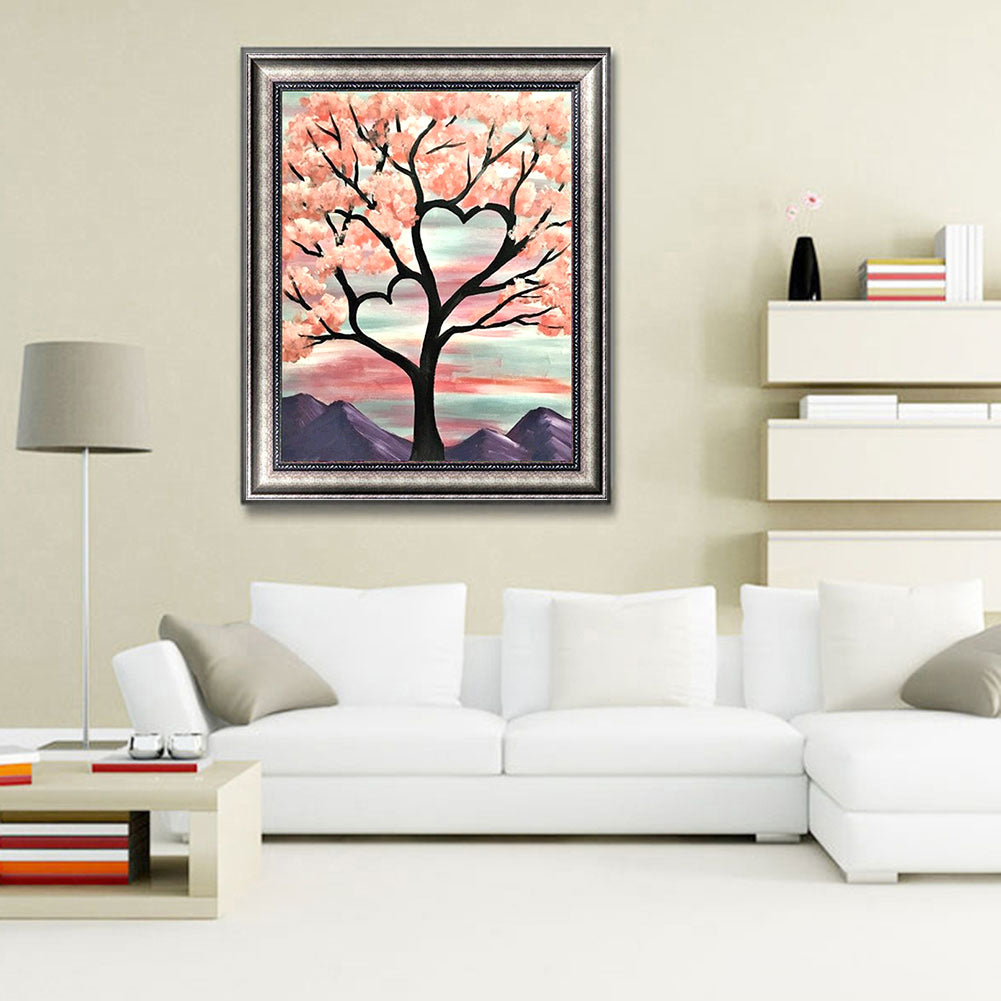 Love Tree - Full Round Drill Diamond Painting 40*30CM