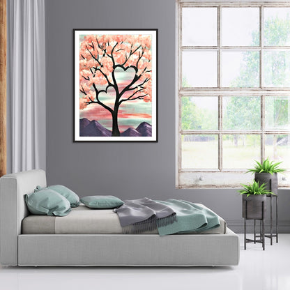 Love Tree - Full Round Drill Diamond Painting 40*30CM