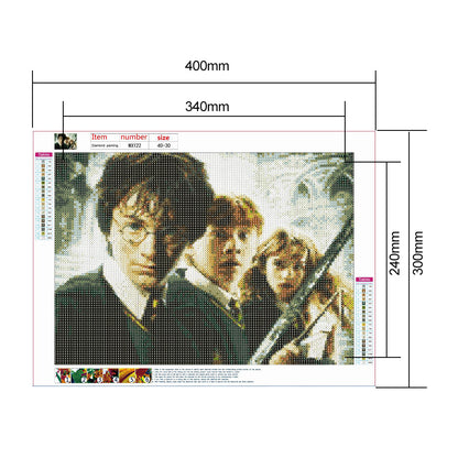 Harry Potter - Full Round Drill Diamond Painting 40*30CM