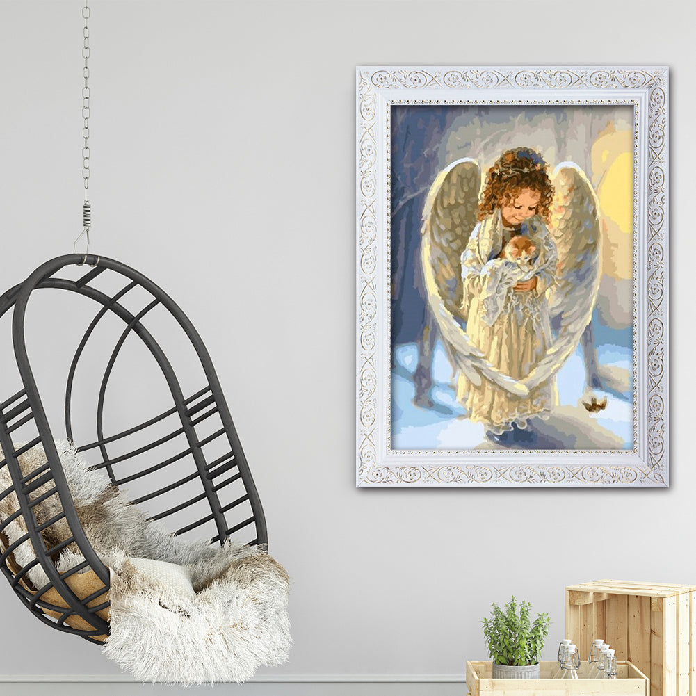 Angel Baby - Full Round Drill Diamond Painting 40*30CM