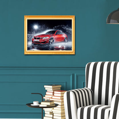 Car - Full Round Drill Diamond Painting 40*30CM