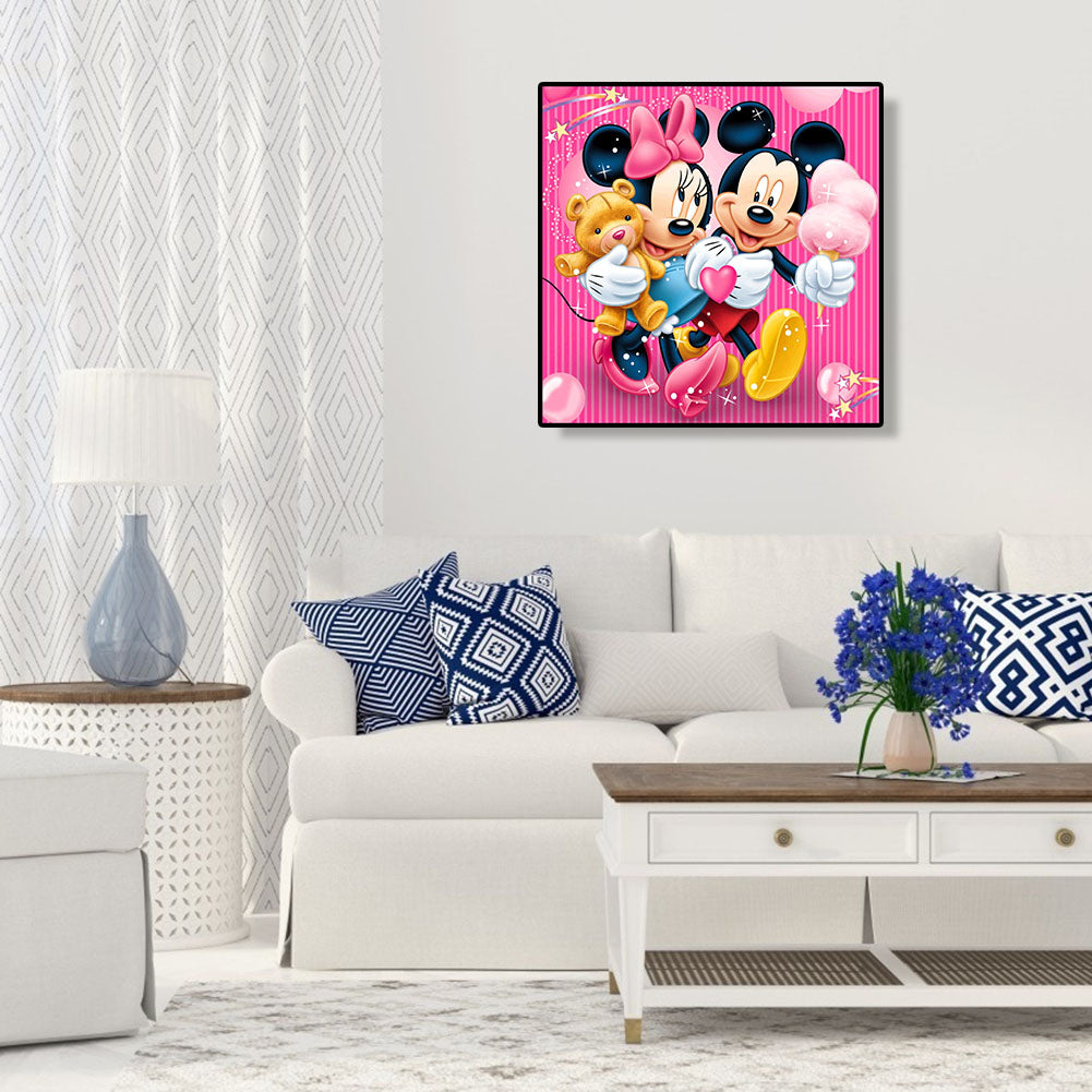 Mickey Mouse - Full Round Drill Diamond Painting 30*30CM