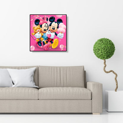 Mickey Mouse - Full Round Drill Diamond Painting 30*30CM