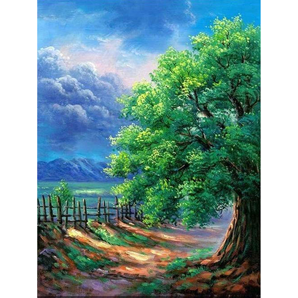 Wonderful Tree - Full Round Drill Diamond Painting 25*30CM