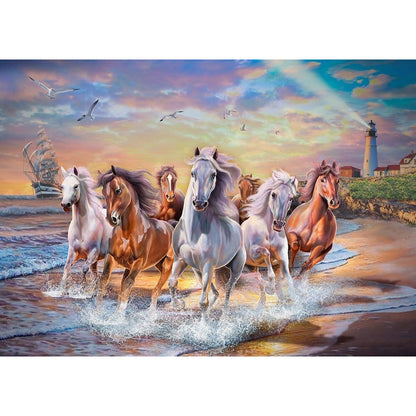 Horse - Full Round Drill Diamond Painting 40*30CM