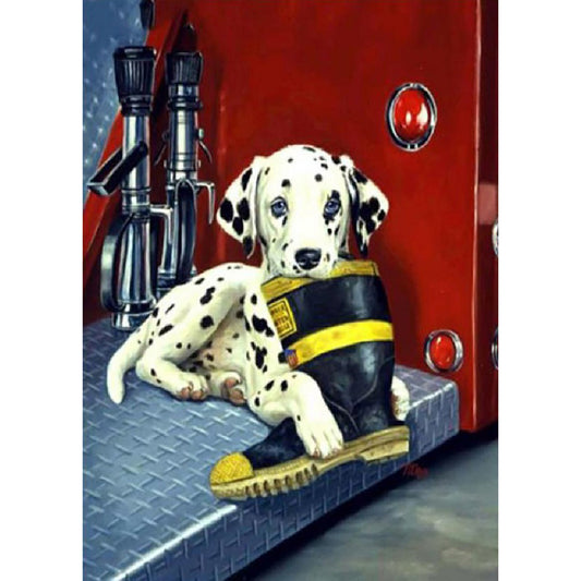 Dog - Full Round Drill Diamond Painting 30*40CM