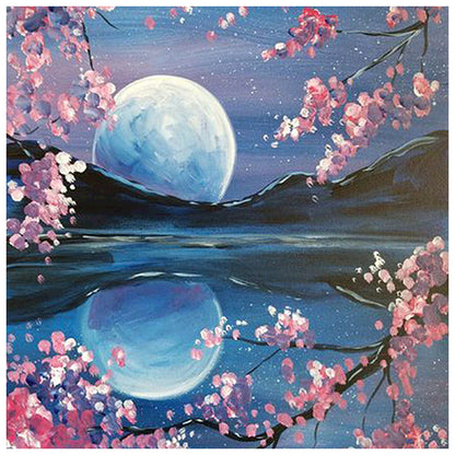 Moon - Full Round Drill Diamond Painting 30*30CM