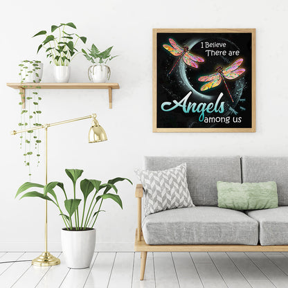 Dragonfly - Full Round Drill Diamond Painting 30*30CM