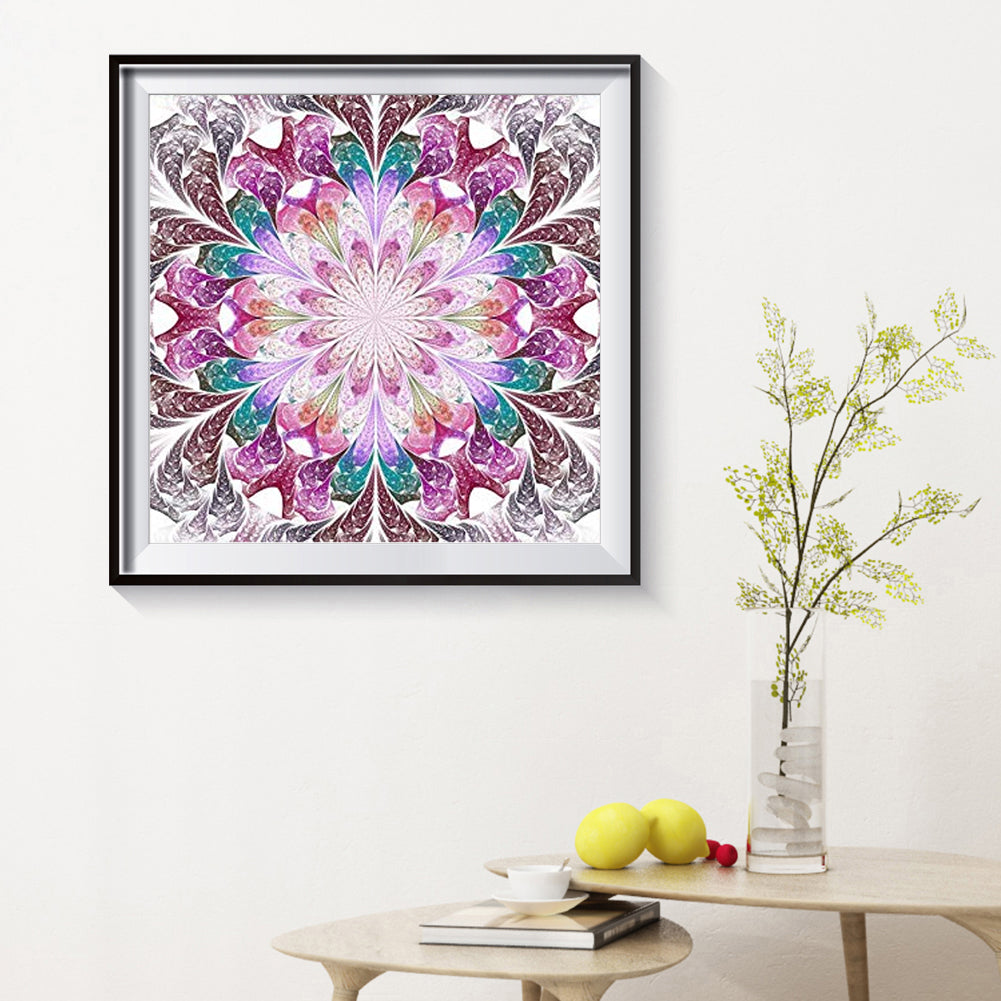 Flowers - Full Round Drill Diamond Painting 30*30CM