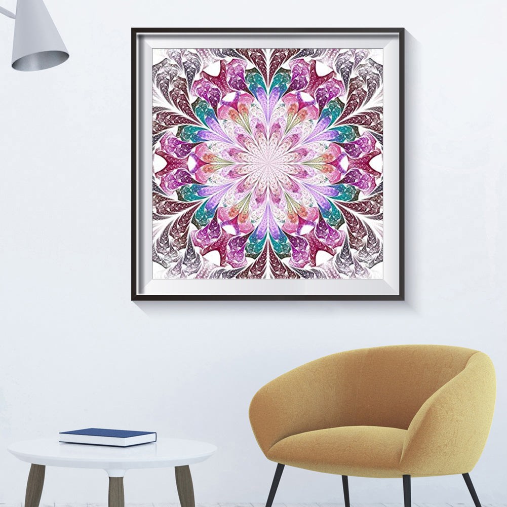 Flowers - Full Round Drill Diamond Painting 30*30CM