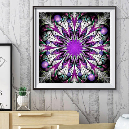 Flowers - Full Round Drill Diamond Painting 30*30CM