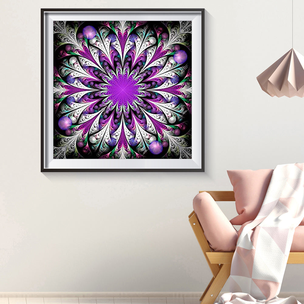 Flowers - Full Round Drill Diamond Painting 30*30CM