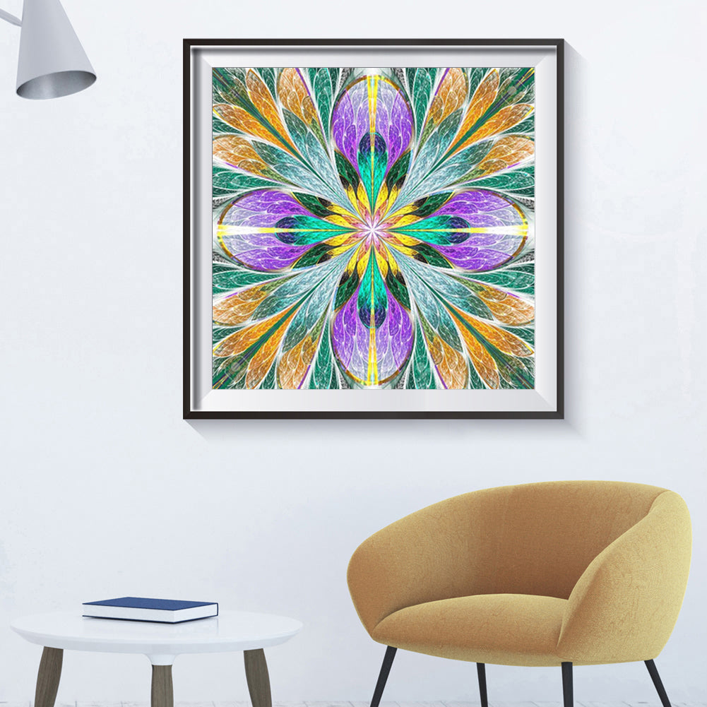 Flowers - Full Round Drill Diamond Painting 30*30CM