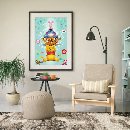 Cartoon Bear - Full Round Drill Diamond Painting 30*40CM