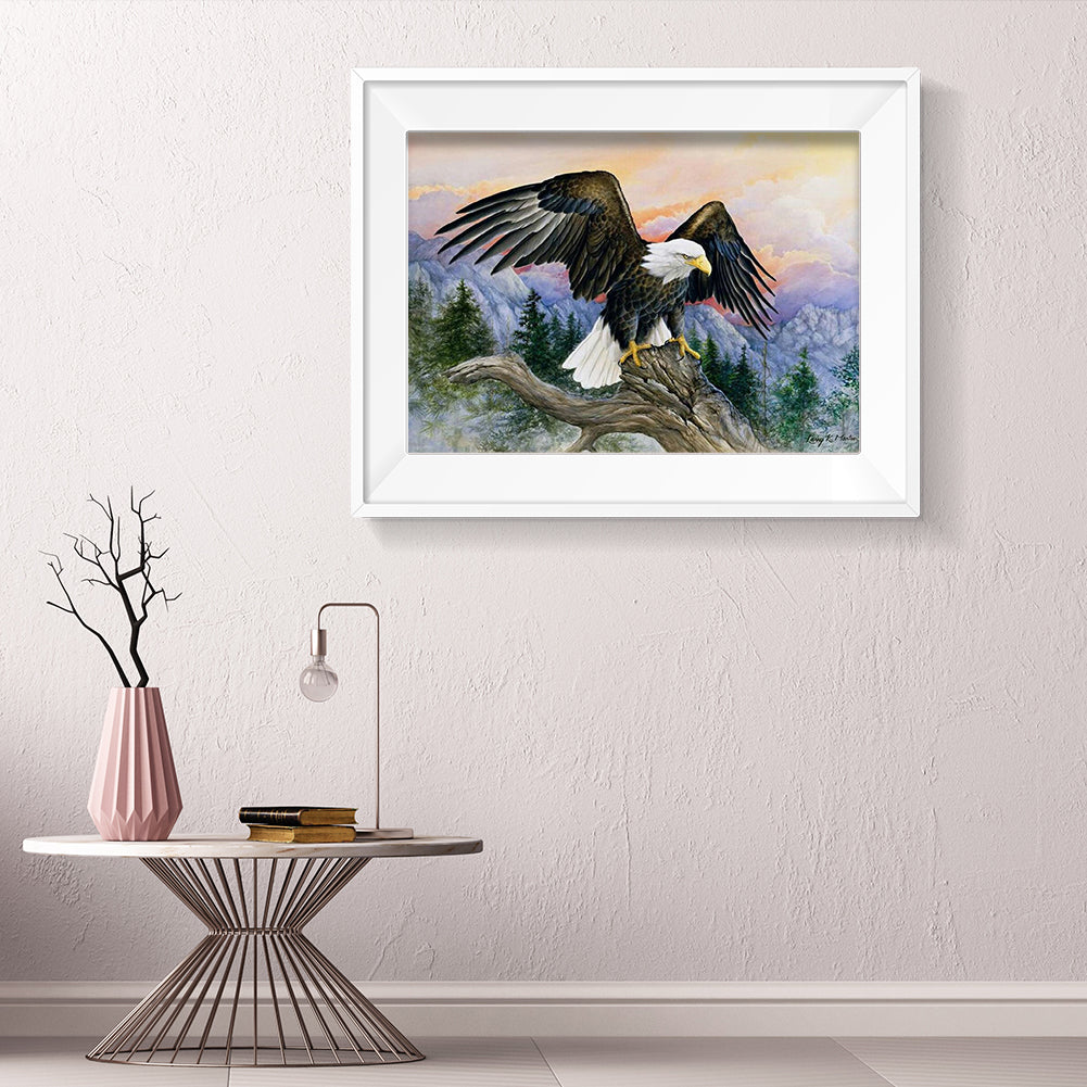 Eagle - Full Round Drill Diamond Painting 30*40CM