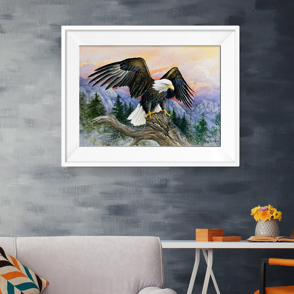 Eagle - Full Round Drill Diamond Painting 30*40CM