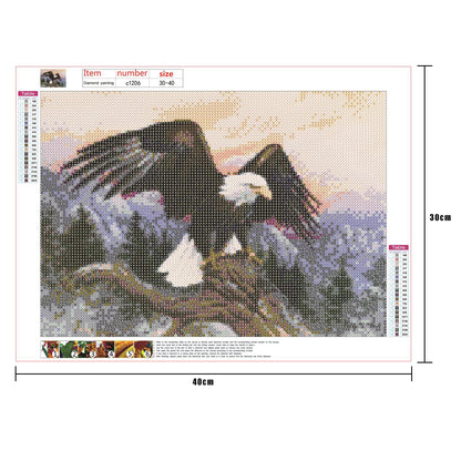 Eagle - Full Round Drill Diamond Painting 30*40CM