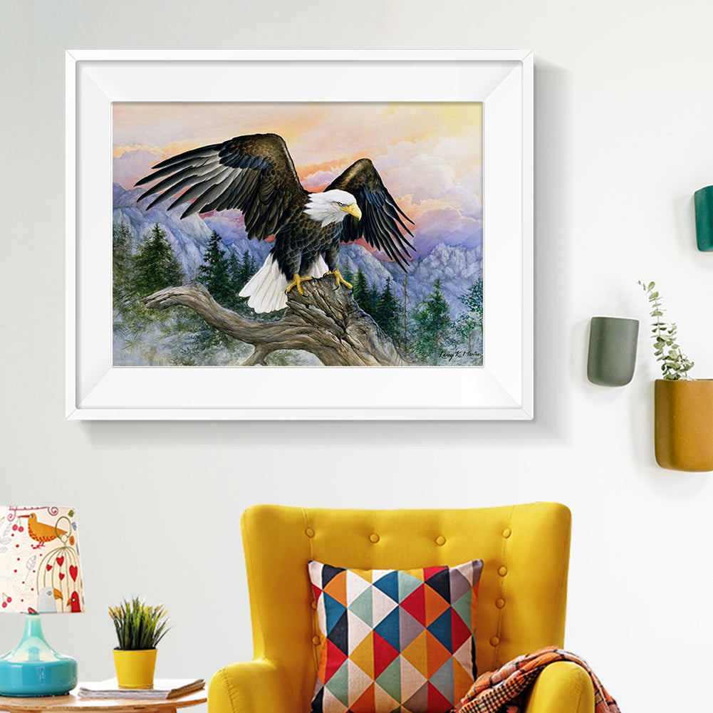 Eagle - Full Round Drill Diamond Painting 30*40CM