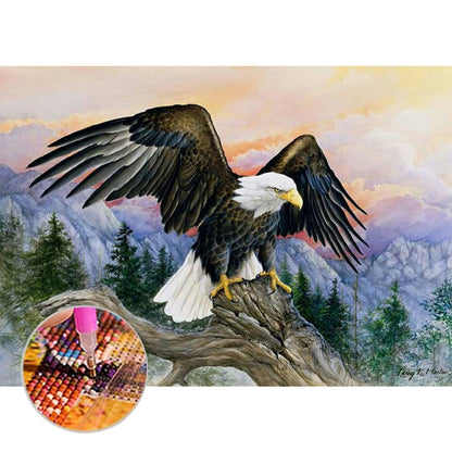 Eagle - Full Round Drill Diamond Painting 30*40CM