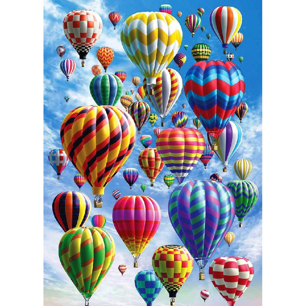 Hot Balloon - Full Round Drill Diamond Painting 30*40CM