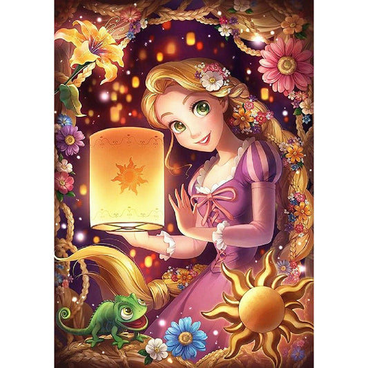 Rapunzel - Full Round Drill Diamond Painting 30*40CM