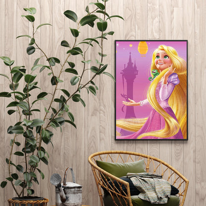 Rapunzel - Full Round Drill Diamond Painting 30*40CM