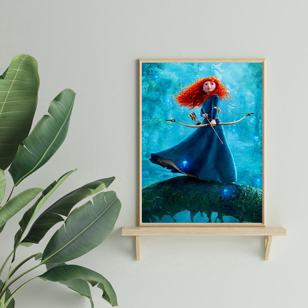 Merida - Full Round Drill Diamond Painting 30*40CM