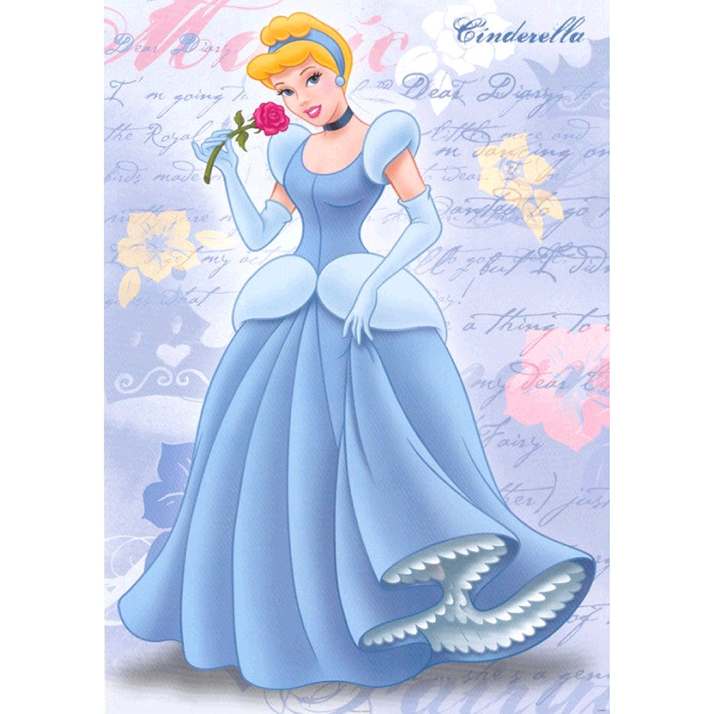 Cinderella Princess - Full Round Drill Diamond Painting 30*40CM