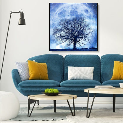 Tree Moon - Full Round Drill Diamond Painting 30*30CM