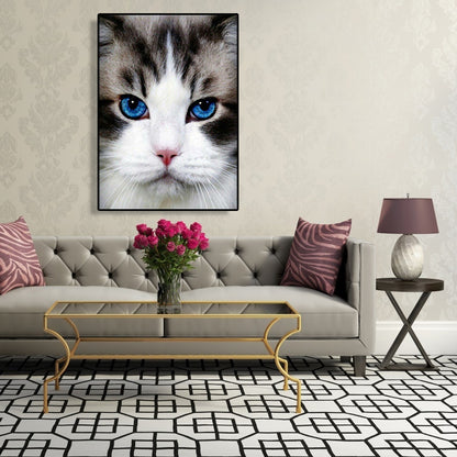 Cat - Full Round Drill Diamond Painting 30*40CM