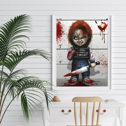 Horror Doll - Full Round Drill Diamond Painting 30*40CM