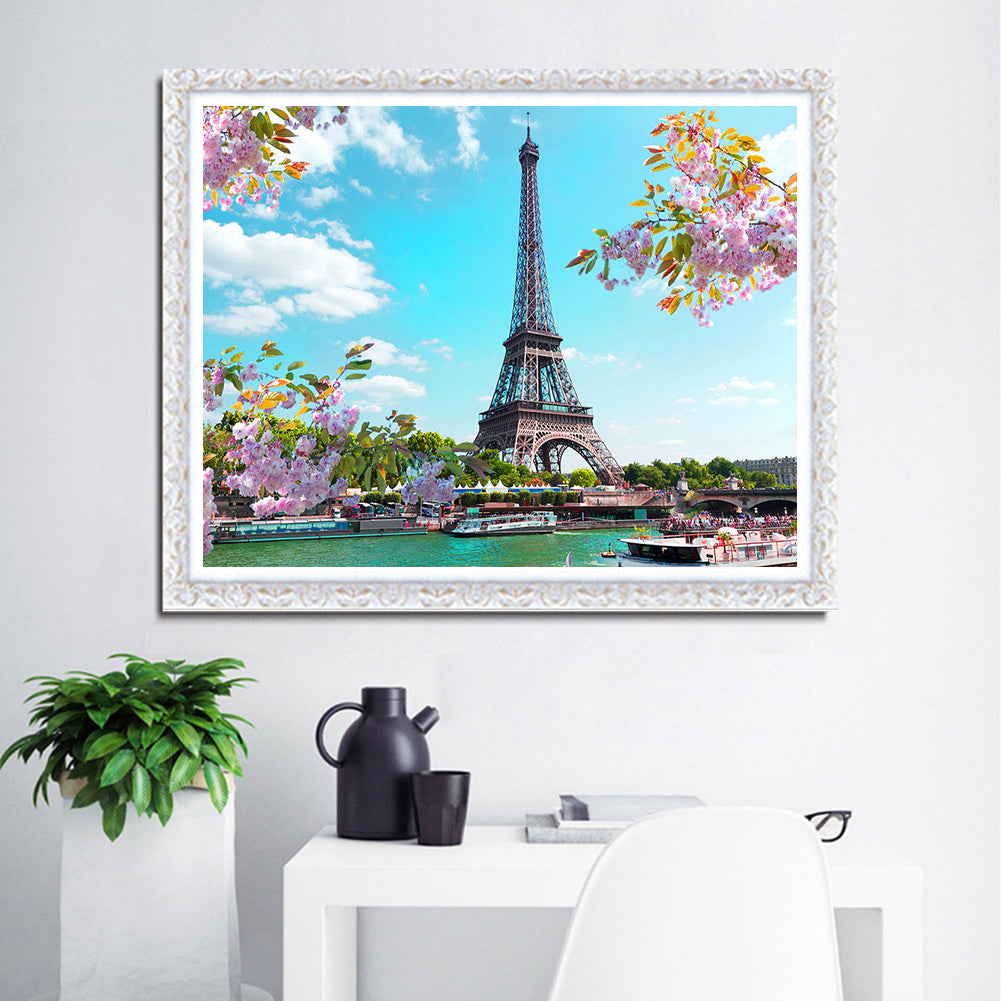 Tower - Full Round Drill Diamond Painting 40*30CM